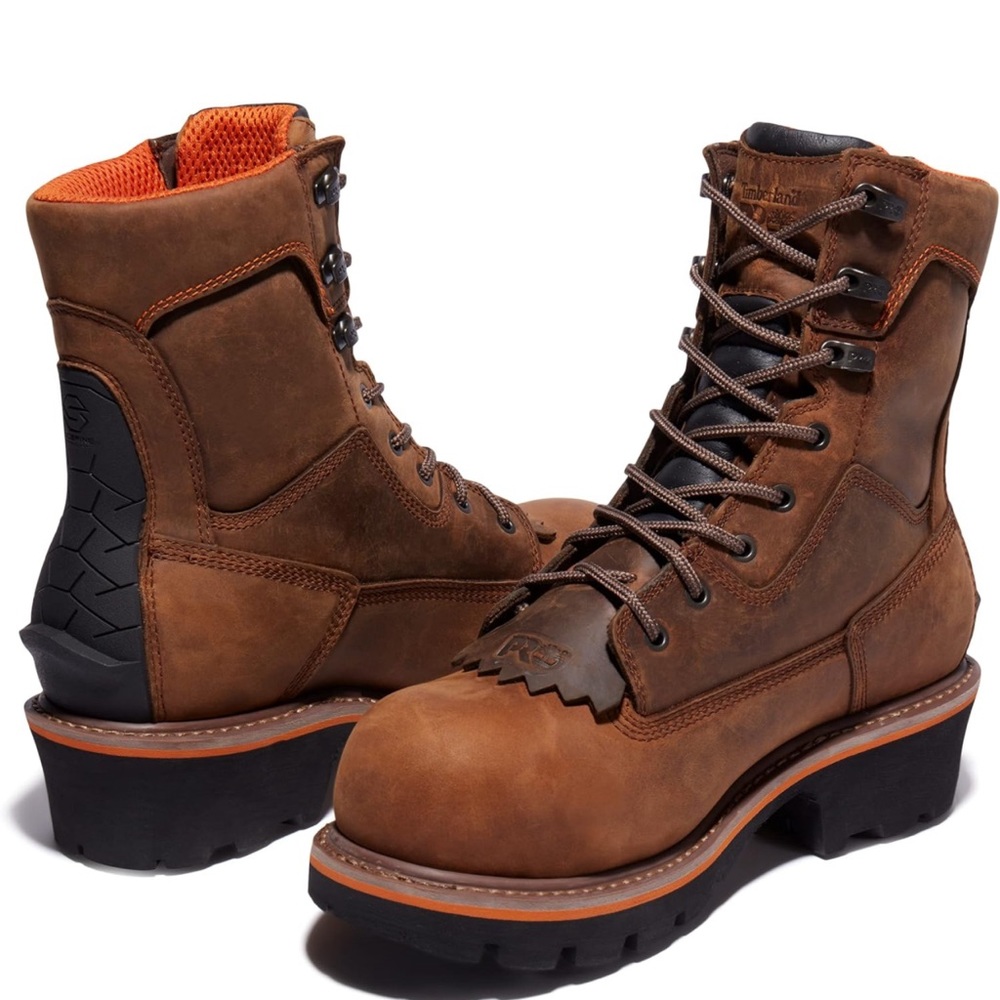 Timberland  Pro - EVERGREEN 8"  composite safety Toe / Waterproof  size 9.5 M/M